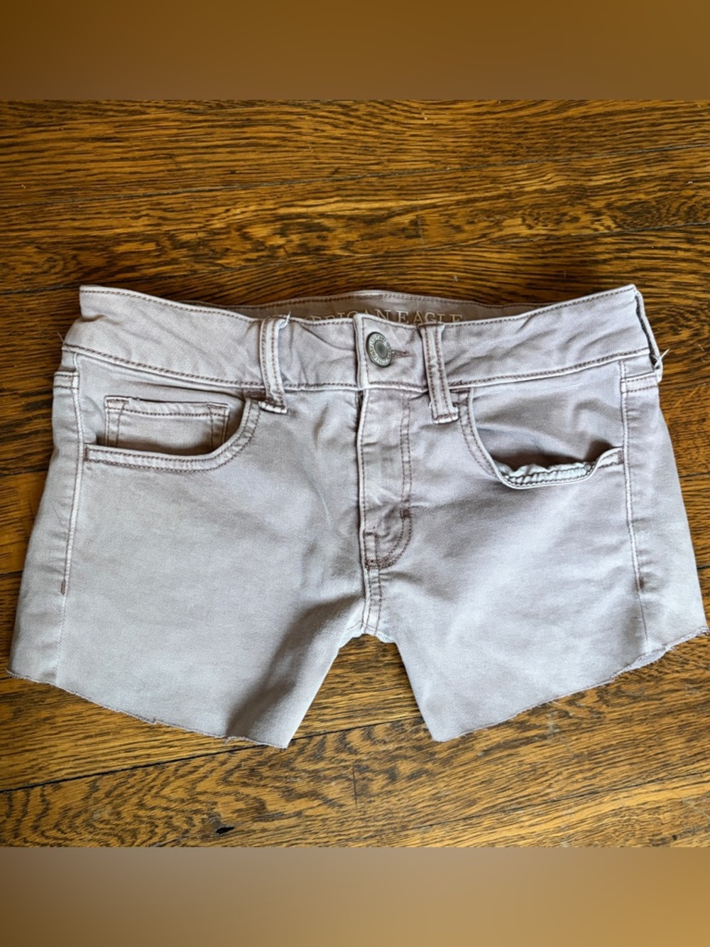 American Eagle Outfitters Mauve Stretch Shorts
